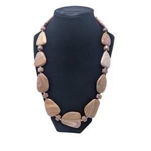 Mine Finds by Jay King Desert Rose Trading Stone Necklace with Sterling Silver